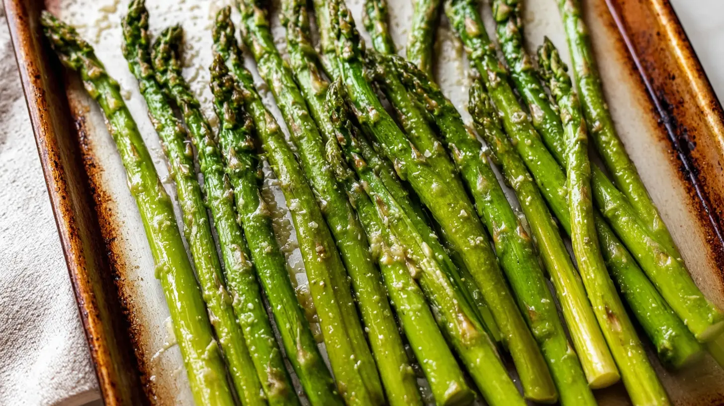 Fresh asparagus recipes made with garlic butter