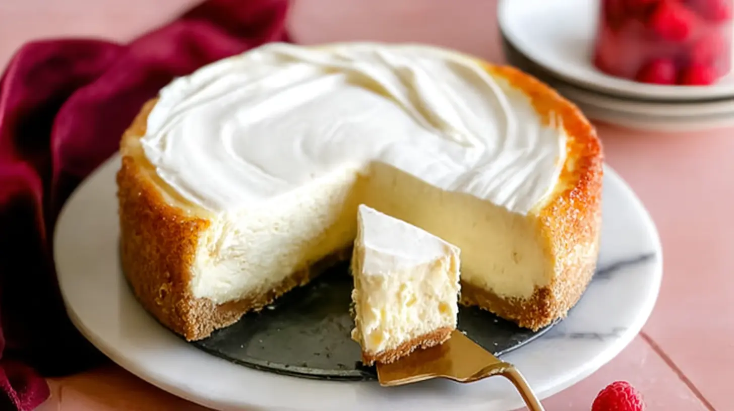 A delicious cheesecake recipe with a creamy texture.