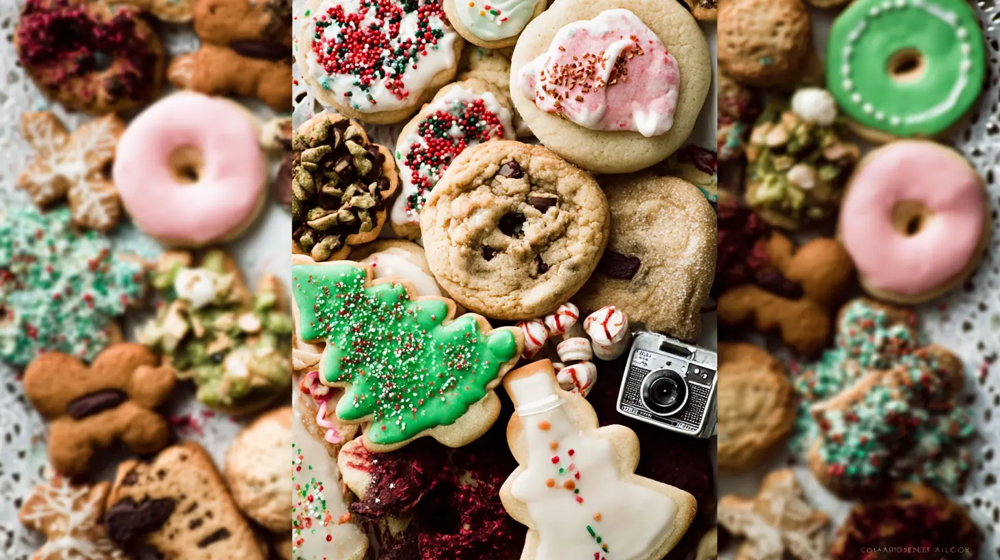 A collection of diverse holiday cookie recipes, perfect for festive baking.