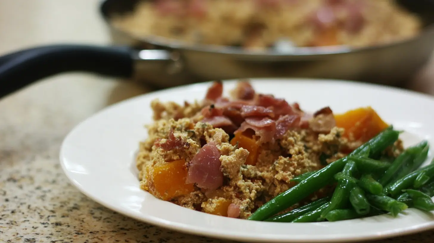 A collection of savory quick recipes displayed on a kitchen counter.