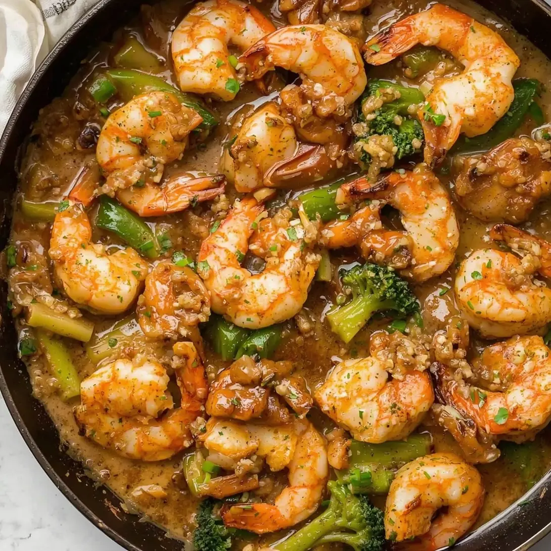 Delicious shrimp and veggie foil packets ready for grilling or baking