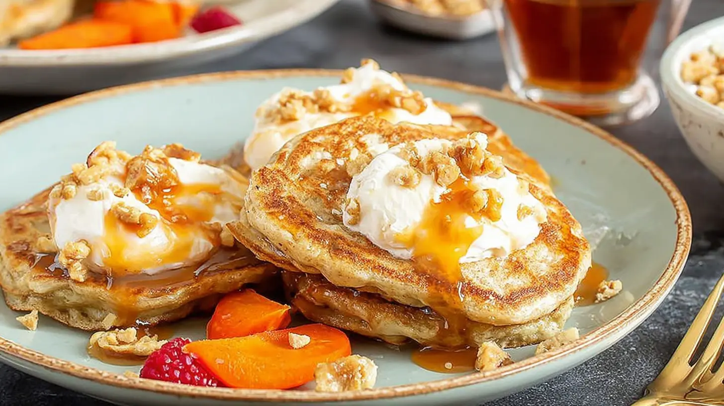 A vibrant spread of various breakfast dishes ready to be served