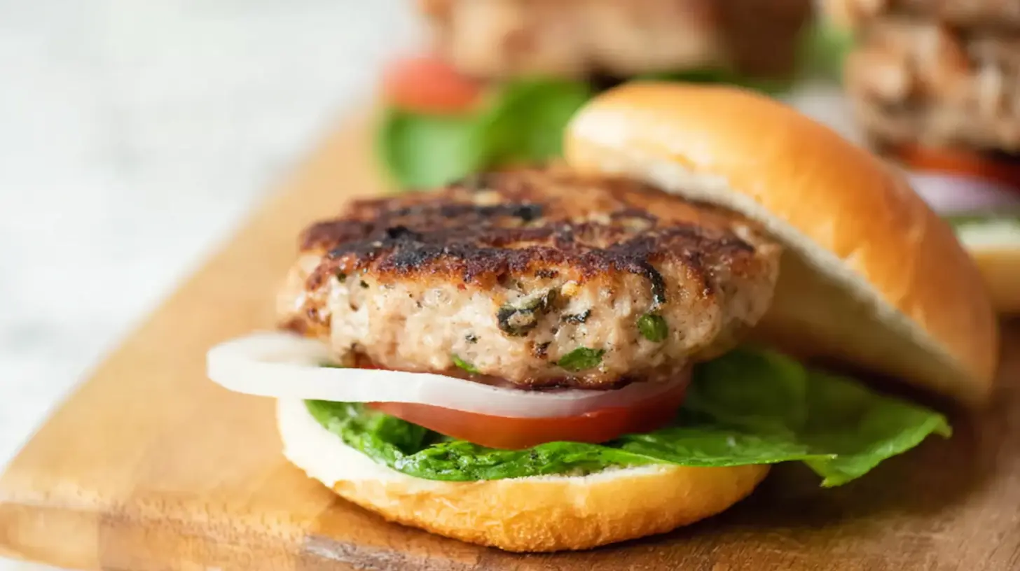 The best turkey burger recipe, showcased with fresh ingredients