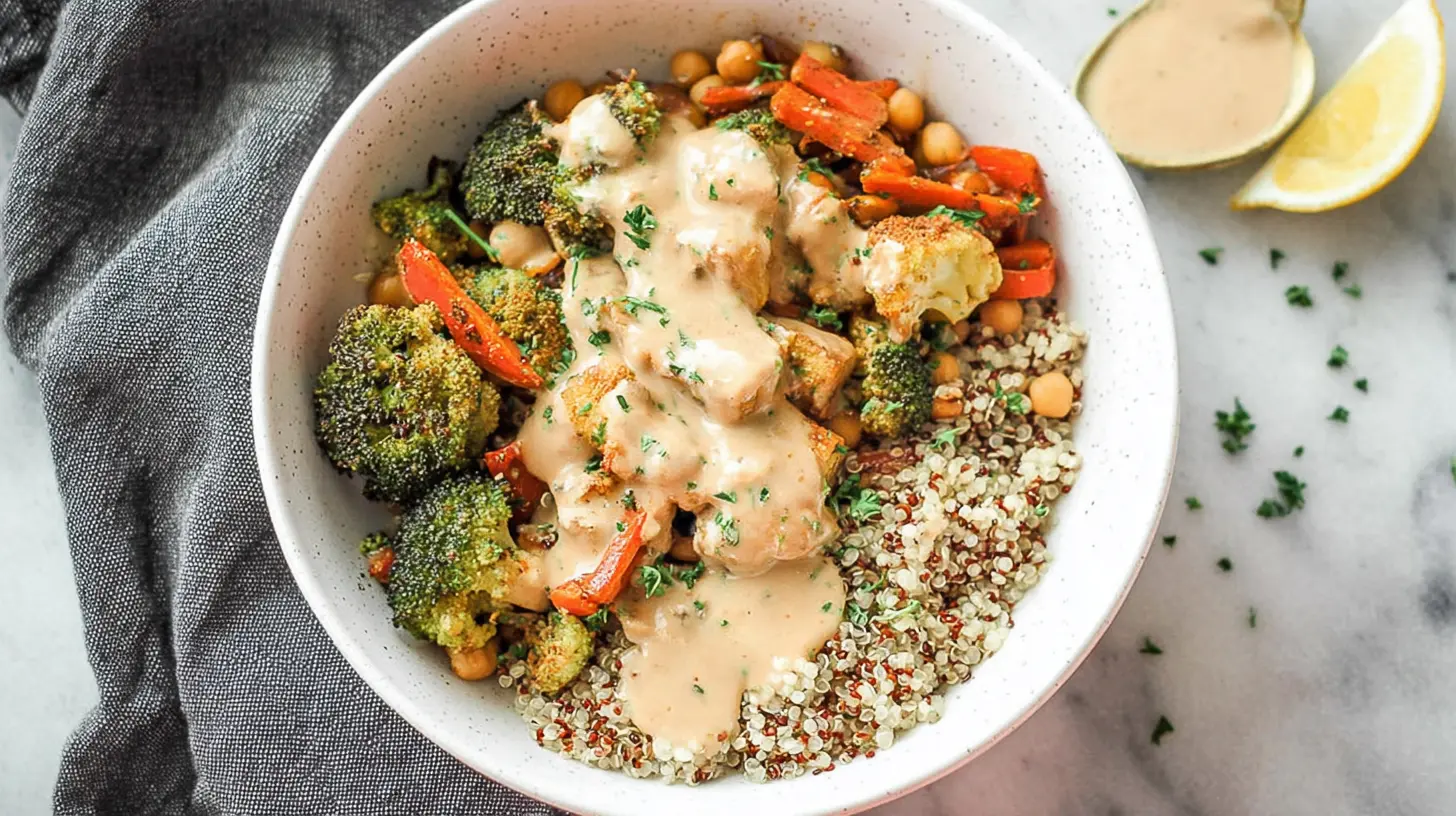 A colorful array of vegan dinner recipes that are gluten-free, presented beautifully on a dining table.