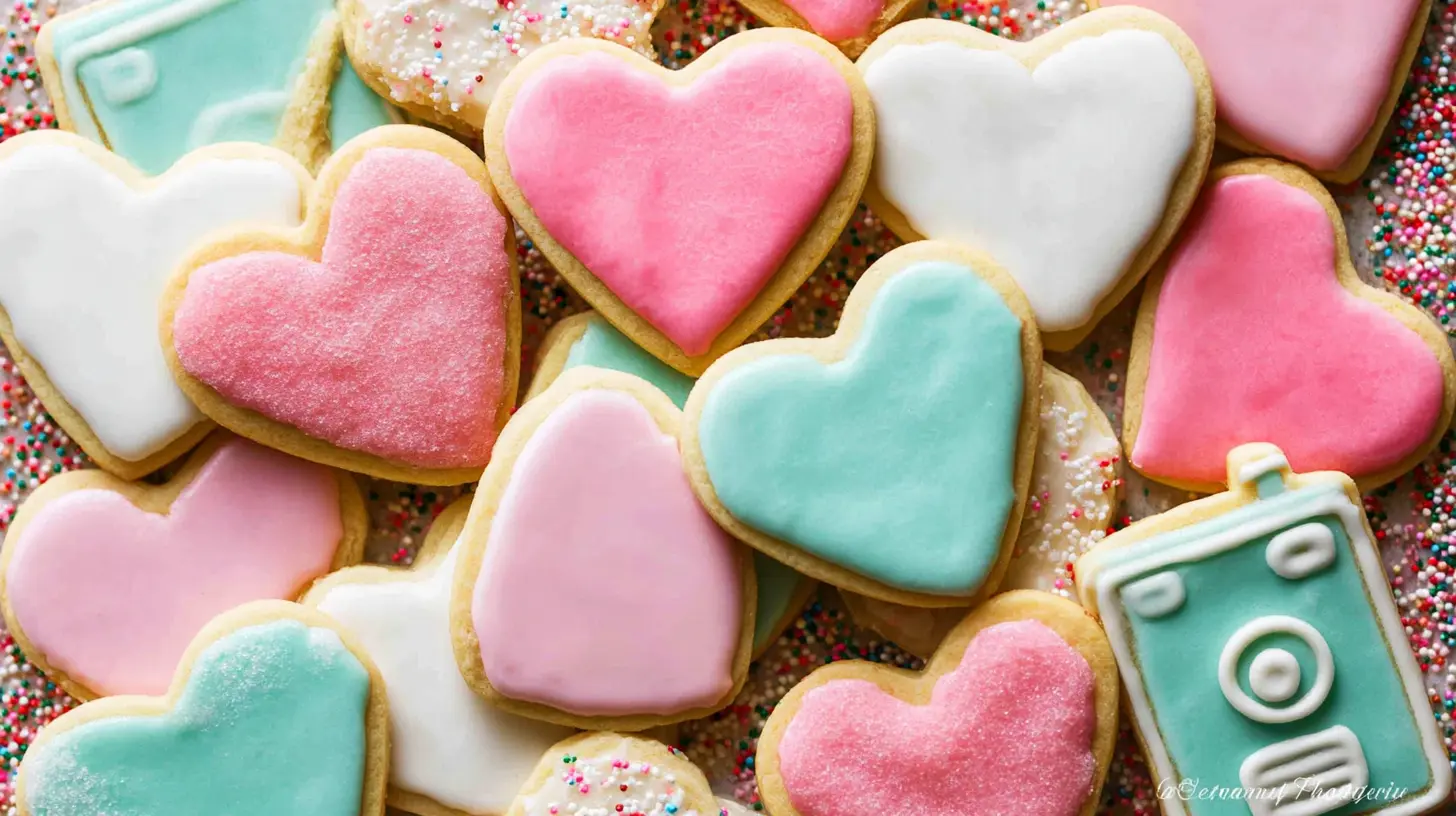 A plate of freshly baked sugar cookies ready to be decorated