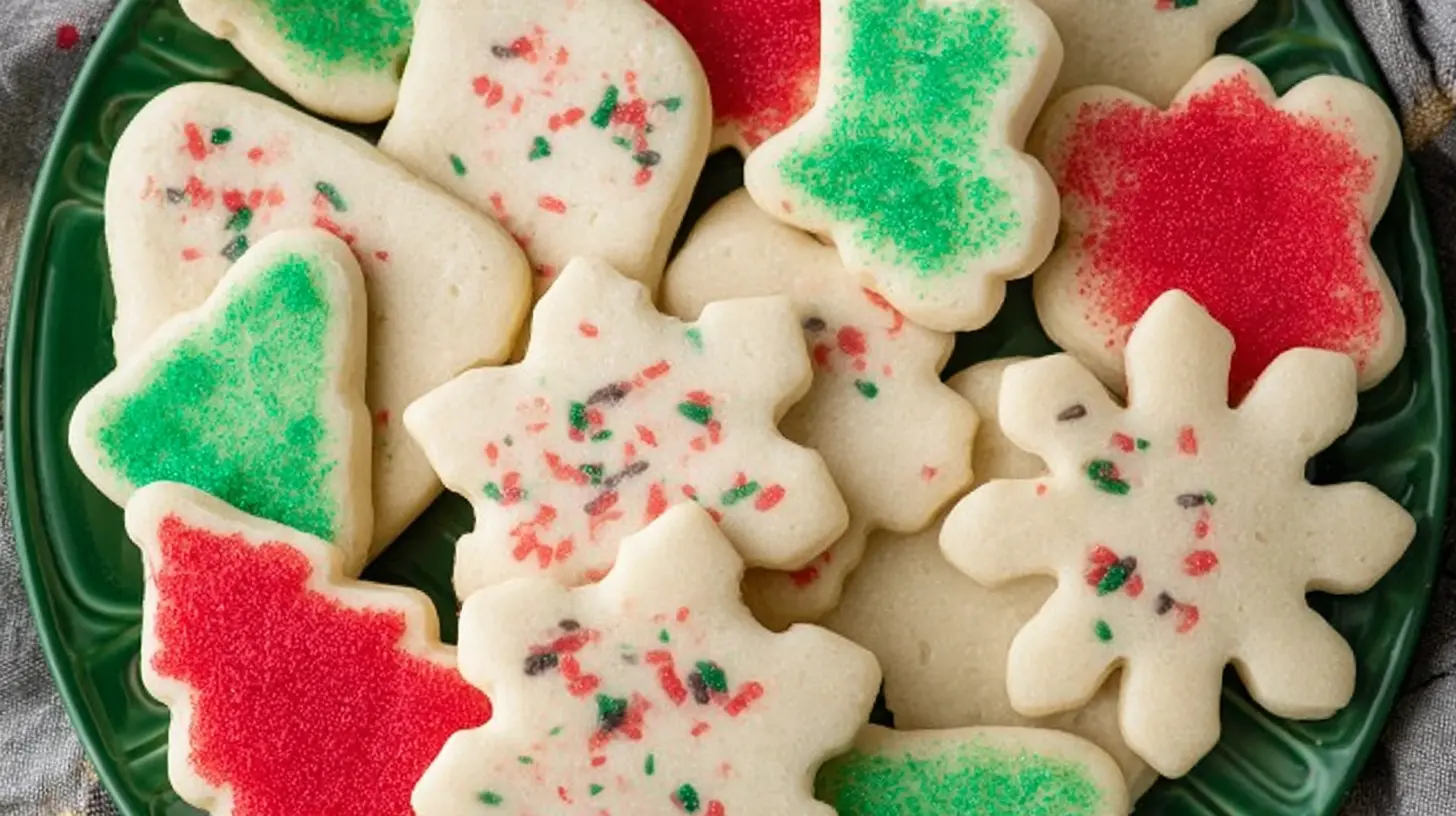 A batch of easy cut out sugar cookies ready for decorating.