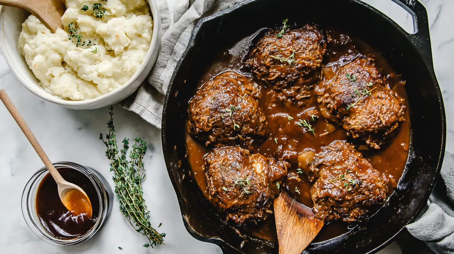 A close-up of a delicious Pioneer Woman Beef dish, showcasing its rich texture and ingredients