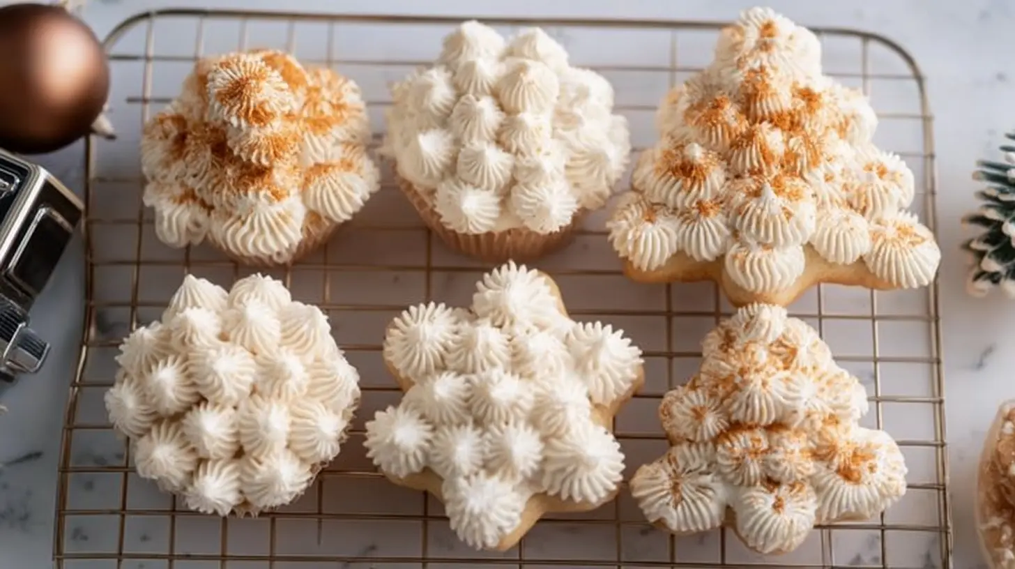 A close-up of smooth, white powdered sugar frosting in a mixing bowl.