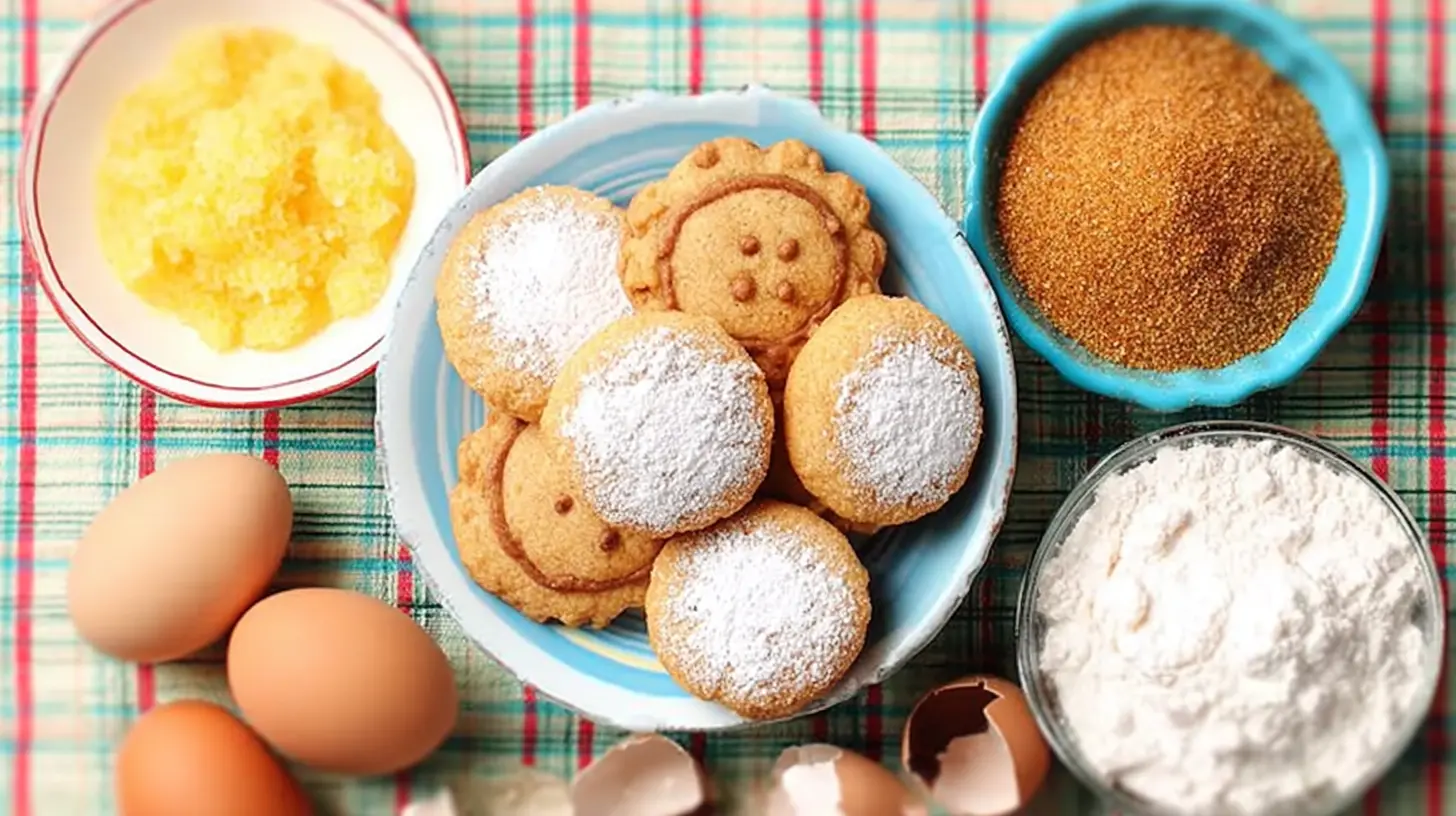 A plate of delicious secret ingredient sugar cookies, perfectly baked and decorated.