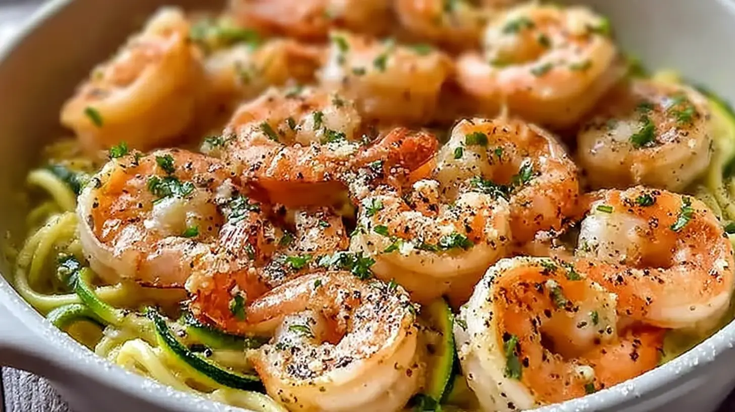 A steaming creamy ranch chicken skillet garnished with fresh herbs.