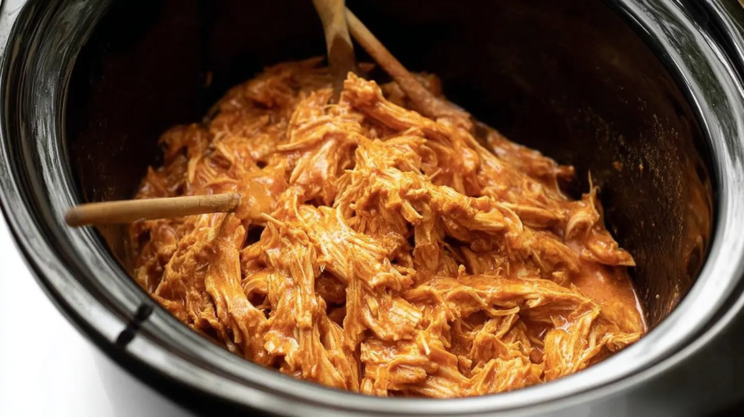 A serving of Crockpot Chicken Alfredo in a bowl.
