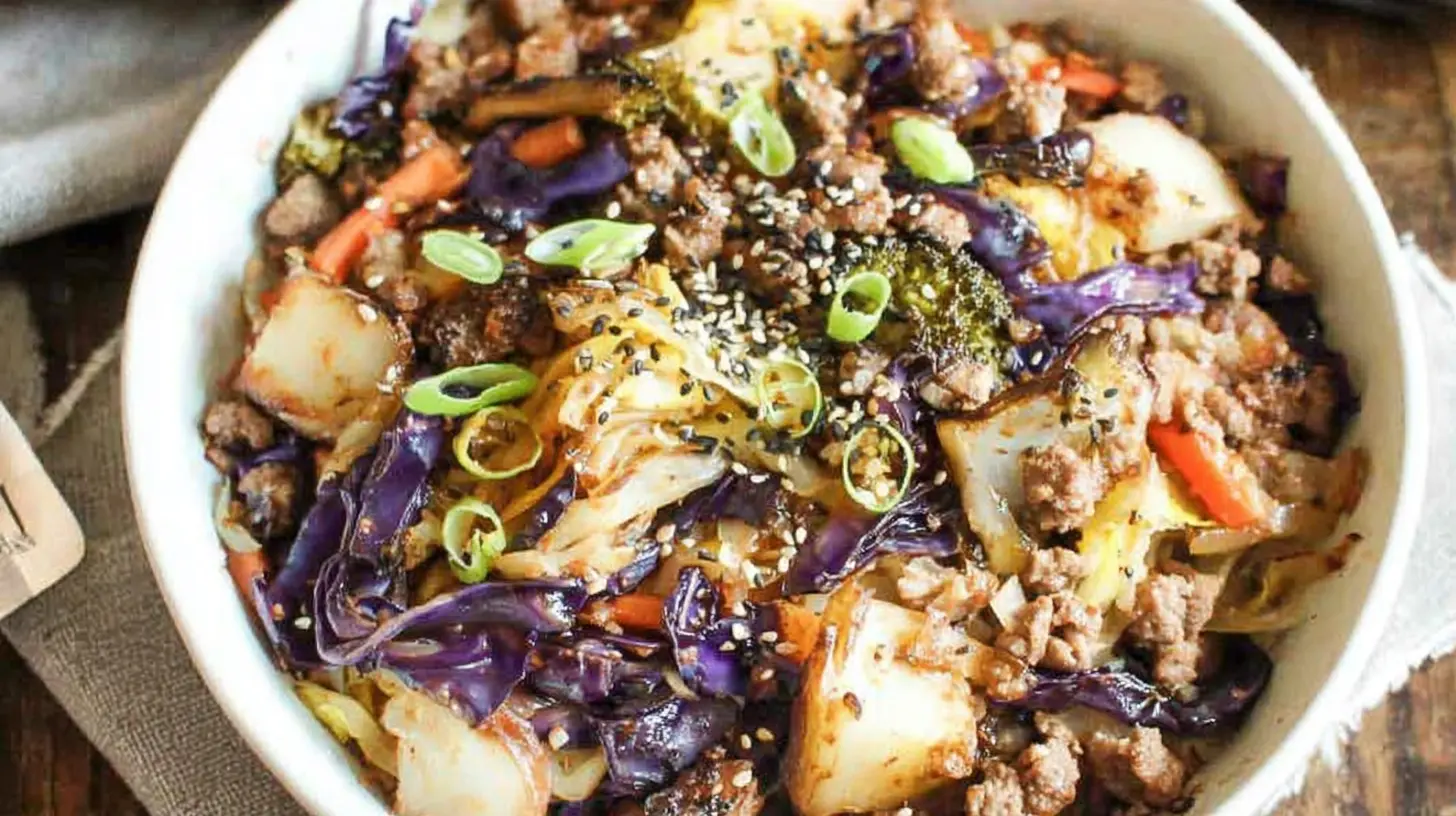 An easy healthy dinner recipe for weeknights, featuring a fresh salad and lean protein