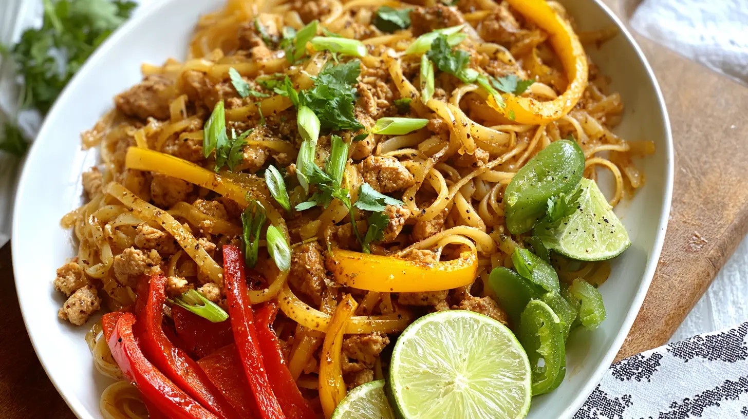 Close-up of an easy dinner recipe healthy in 20 minutes, brightly colored and well-balanced.