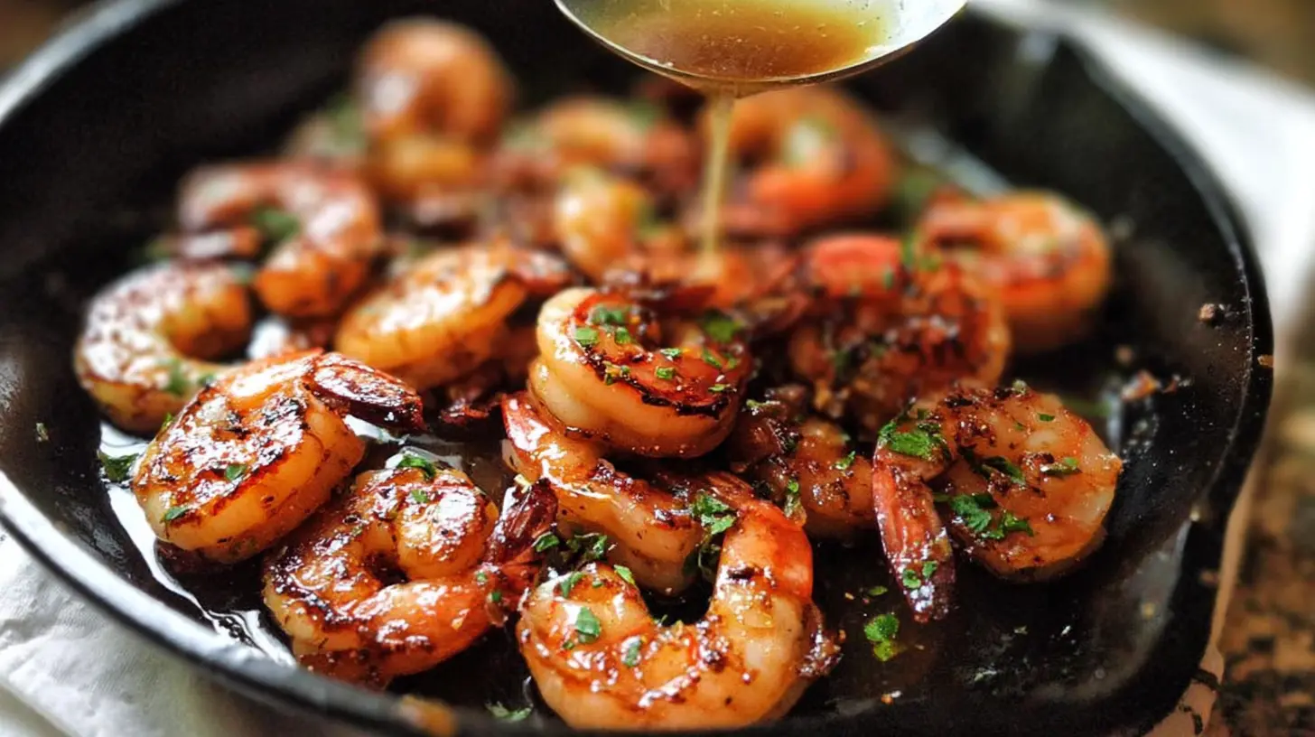 A delicious and simple 15-minute easy shrimp dinner, showcasing fresh ingredients.