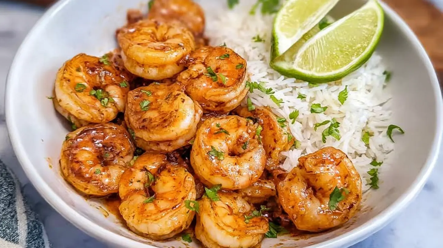 A colorful, family-friendly shrimp dinner served on a large platter.