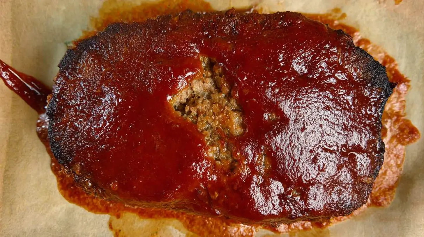 A serving of lean meatloaf with vegetable sides, ready for dinner.