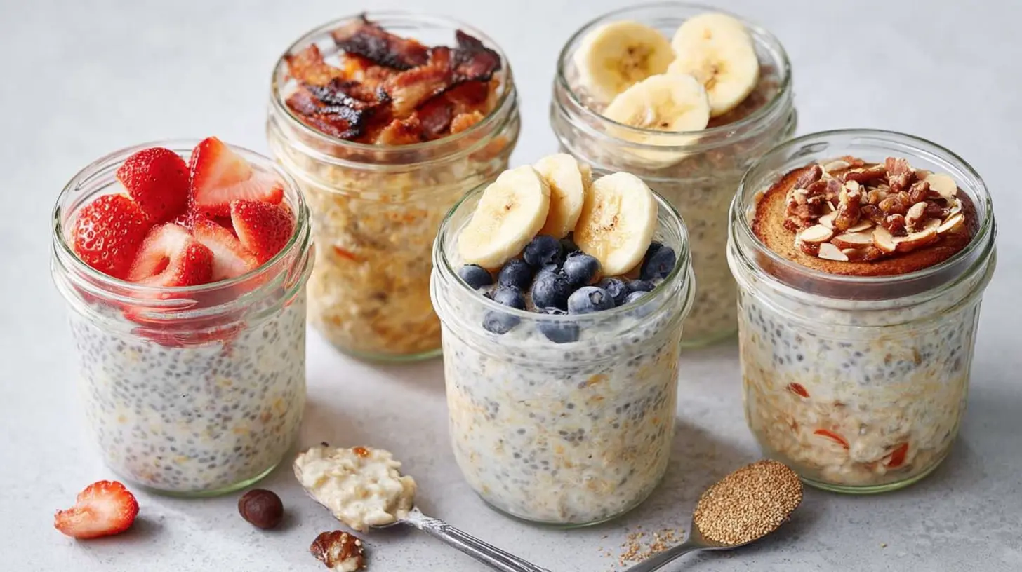 Various healthy dishes representing inspiring everyday breakfast options