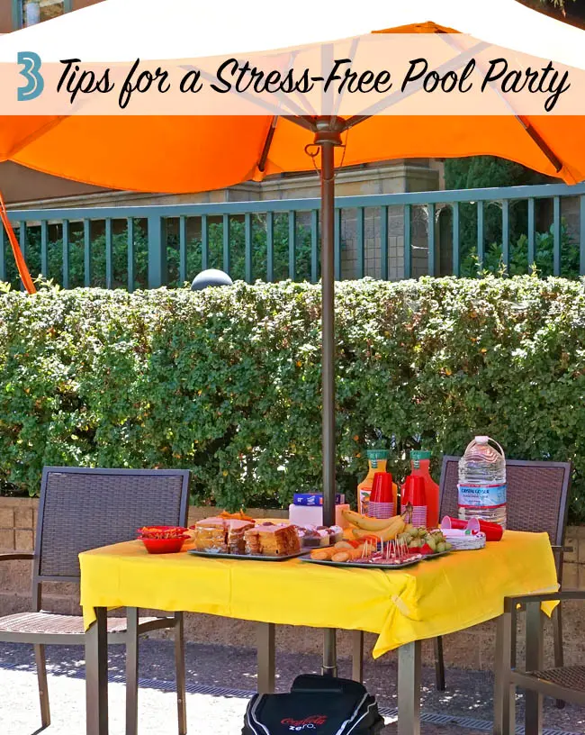 A vibrant scene illustrating various end of summer pool party ideas for a festive gathering.