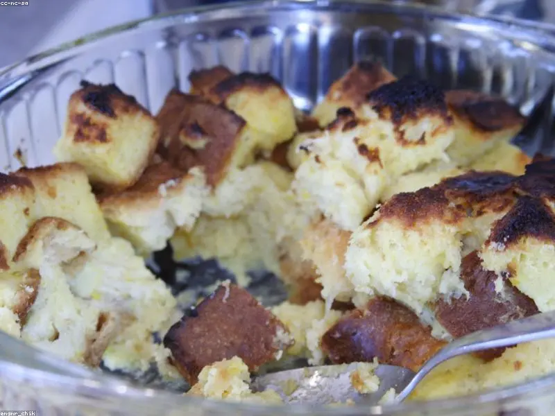 A freshly baked Weekend Brunch Breakfast Casserole in a baking dish, ready to serve.